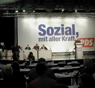 PDS-Parteitag; Foto: Axel Hildebrandt