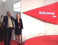 Hanno Harnisch und Marion Heinrich moderieren den 'Auftakt zum Endspurt'; Foto: Axel Hildebrandt