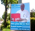 Rudolf Kujath wirbt für die EU-Wahl; Foto: Axel Hildebrandt