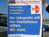 ein EU-Plakat, PSG; Foto: privat