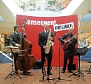 Jazz-Trio three in one; Foto: Axel Hildebrandt