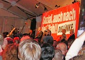 Wahlparty in der Berliner Kulturbraurei; Foto: Elke Brosow